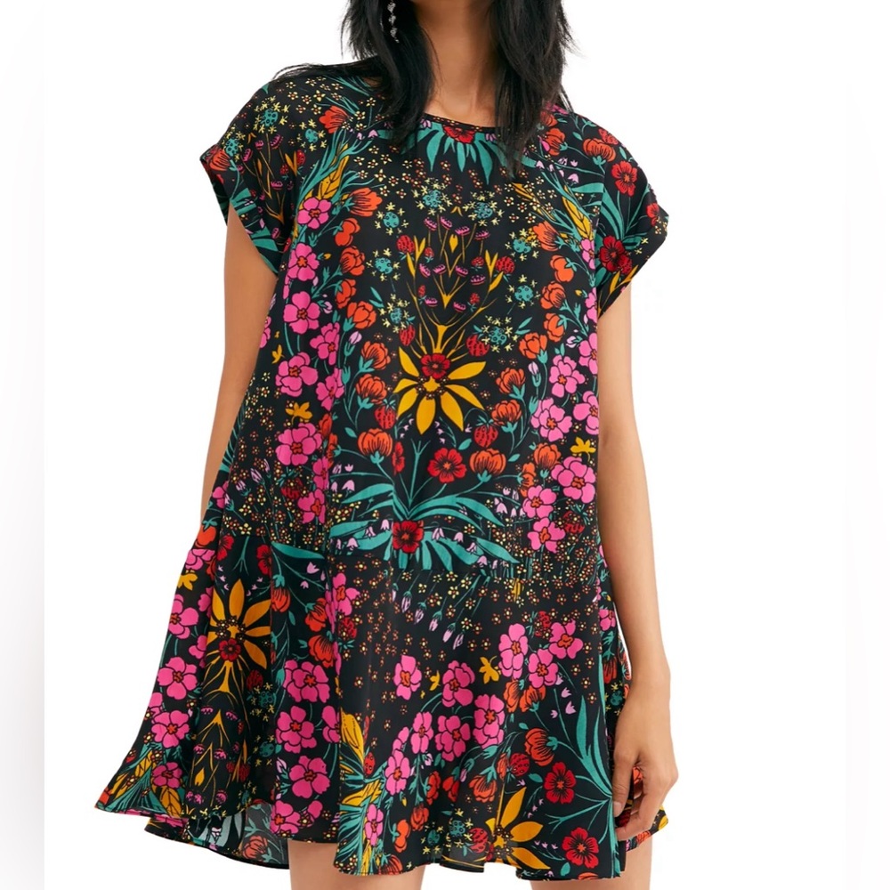 Free People Strawberry Fields mini dress. Size small.